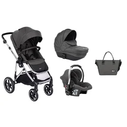 Kikka Boo Kolica Thea 3in1 set sa auto sedištem i tvrdom korpom Dark Grey