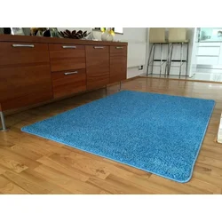 eoshop Kos preproge Barva košata modra (Varianta: 57 cm okrogla)