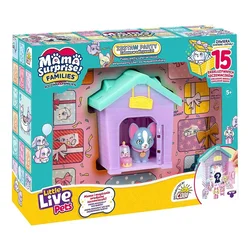 slomart Little Live Pets družinice: Mama Party hiška z figuricami