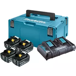 MAKITA power set LXT v MakPac kovčku. 4xBL1850B. 1xDC18RD