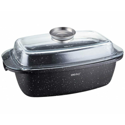 KINGHoff Kinghoffov marmorni pekač 5,5L + pokrov Kh-1608