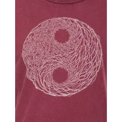 Life-Tree Majica YinYang rdeča