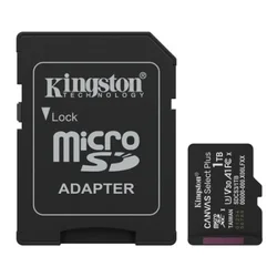 Kingston + SD adapter SDCS3/1TB class 10 Micro SD Card 1TB