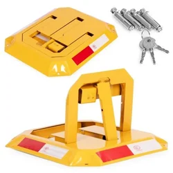 ModernHome Parking barijera 30 cm sklopiva sa kljucem i reflektujucom trakom with Key and Reflective Stripes