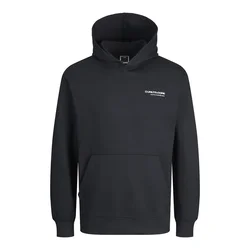 JACK & JONES Majica JCOAero črna/bela