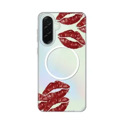 Maska za Samsung Galaxy A36 Kisses Print Magsafe A366B, Šarena