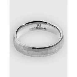 Northern Legacy Siempre Cushion Band Ring Jewellery silver toned