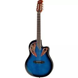 Elektroakustična gitara Harley Benton - HBO-850, plava/crna