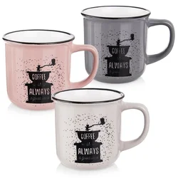 shumee Keramična skodelica za kavo 370 ml 3 kosi.