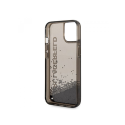 KARL LAGERFELD Maska za iPhone 14 Glitter Elong Black