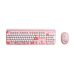 Combo mis i tastatura Coteci 84021 pink