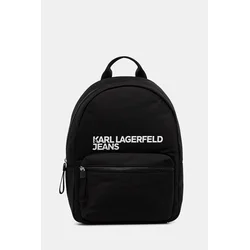 KARL LAGERFELD JEANS Nahrbtnik ESSENTIAL črna/bela