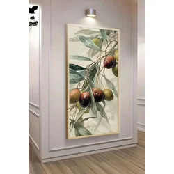 Wallity Dekorativna uramljena slika, 120x50cm, Šarena