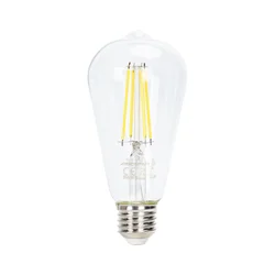 LED prigušiva sijalica FILAMENT ST64 E27/6W/230V 6500K - Aigostar