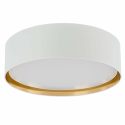 Plafonsko svetlo BILBAO 4xE27/15W/230V, prečnik 60 cm, belo/zlatno