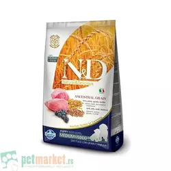 N&D Low Grain Puppy Medium i Maxi Jagnjetina i Borovnica 12kg