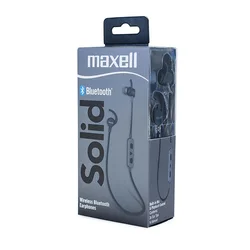 Maxell Brezžične slušalke SOLID črne