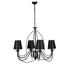 Opviq Luster Berfin 4 846STL1441, Metalni, Crni