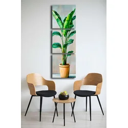 Wallxpert Slika na platnu 3P4545BSRC-002, 45 x 45 cm, 3 dela