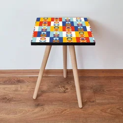 Hanah Home Klub sto Shp375, 35x42x35 cm, Šareni