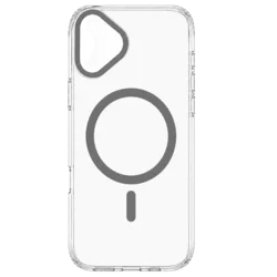 Transparent Color Ring MagSafe maska za iPhone 16 Plus – Siva