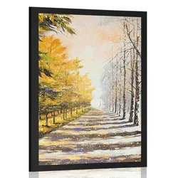 Plakat jesenski drevored - 20x30 no frame