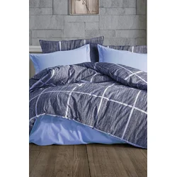 Aberto Design Komplet posteljina Rian, 195x220 cm, Plava-Tamnoplava