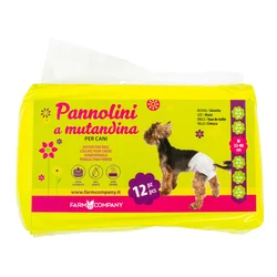 Farm Company Pelene, ženske gaće za pse, 12 komada