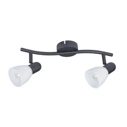 Rabalux Plafonska Spot lampa Soma, 2xE14, Crna