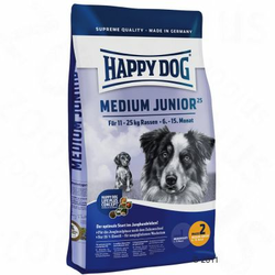 SUPREME HAPPY DOG MEDIUM JUNIOR 25 - pasja hrana - 4 KG