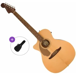 Fender Newporter Player LH Basic SET Natural Elektroakustična jumbo