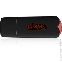 TAKEMS USB ključ Selection 16GB, črn/rdeč