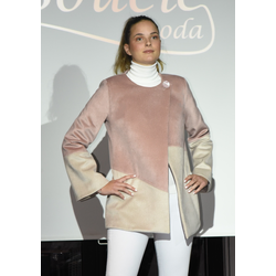 BOUCLÉ MODA Ženski mantil Lili Marlen, Roze