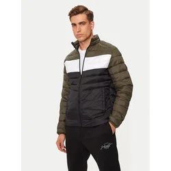 JACK & JONES Muška jakna 12258444, Maslinasto-crna