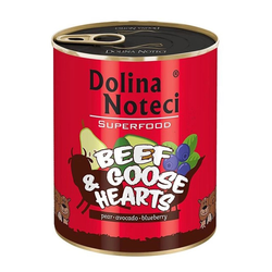 Dolina Noteci Superfood Dog Adult Goveđa i Guščija Srca 800g