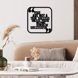 Wallity Zidna dekoracija Jon Gordon, 50 x 50 cm, Crna