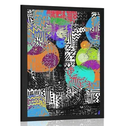 Plakat abstraktna kompozicija - 40x60 no frame