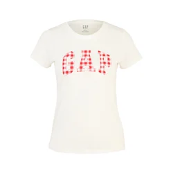 Gap Petite Majica CLSC kremna / rdeča
