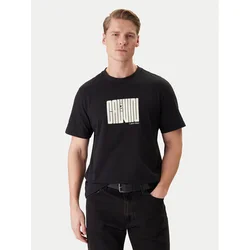 Calvin Klein Majica Maze Graphic LV04RE832G Črna Regular Fit