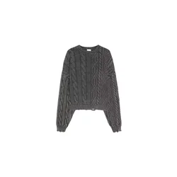 Bershka Pulover bazaltno siva