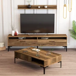 Hanah Home Set TV Komoda i klub sto Orah
