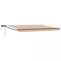 Ručna zlačivna tenda s LED diodama 4 × 3 m