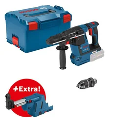 Bosch hamer bušilica GBH 18V-26 F Solo bez baterije i punjača + adapter za usisavanje GDE 18V-16 u L-Boxx 238 ( 061191000K )