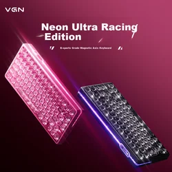 VGN Gejmerska tastatura Neon Ultra, Roze-plava