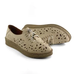 Mona Shoes Ženske patike, Kožne, Bež