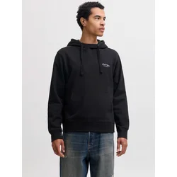 JACK & JONES Majica JJEARCHIVE črna / bela