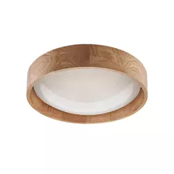 Brilagi - prigušiva plafonska svetiljka MANAROLA LED/24W/230V hrast + daljinski upravljač