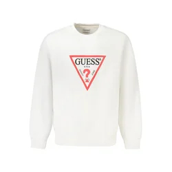 GUESS JEANS SWEATSHIRT WITHOUT ZIP MEN WHITE
