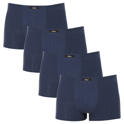 4PACK moške boksarice S.Oliver temno modre (MH-35H-60164426) M