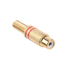 CABLETECH RCA vtičnica, pozlačena, 2 trakova rdeča GNI0069B